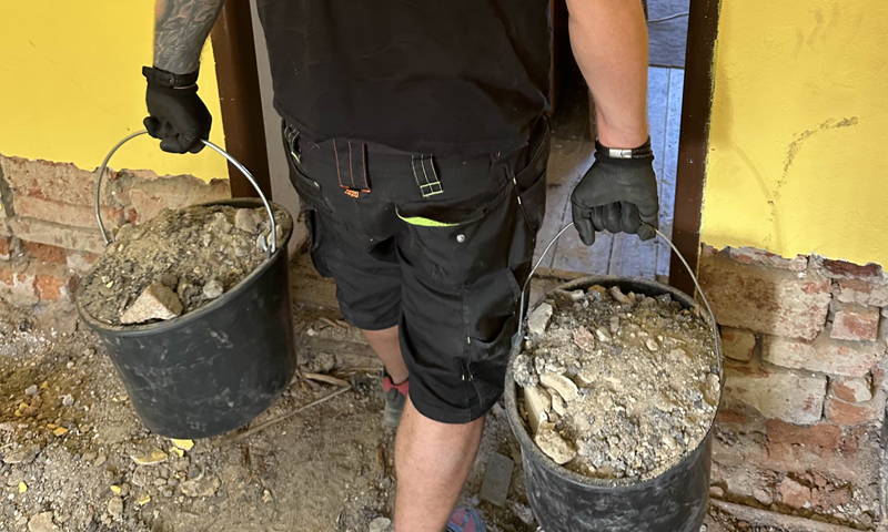 Pokládka izolace a odvětrávacího systému