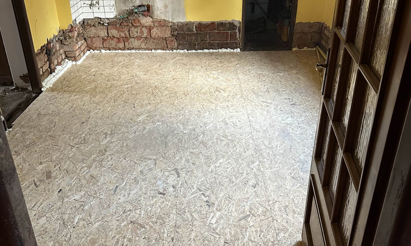 Konstrukční řešení odvětrávané podlahy