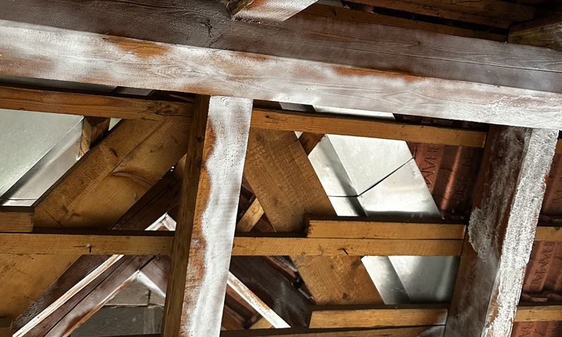 Ošetření vazníkového krovu impregnací