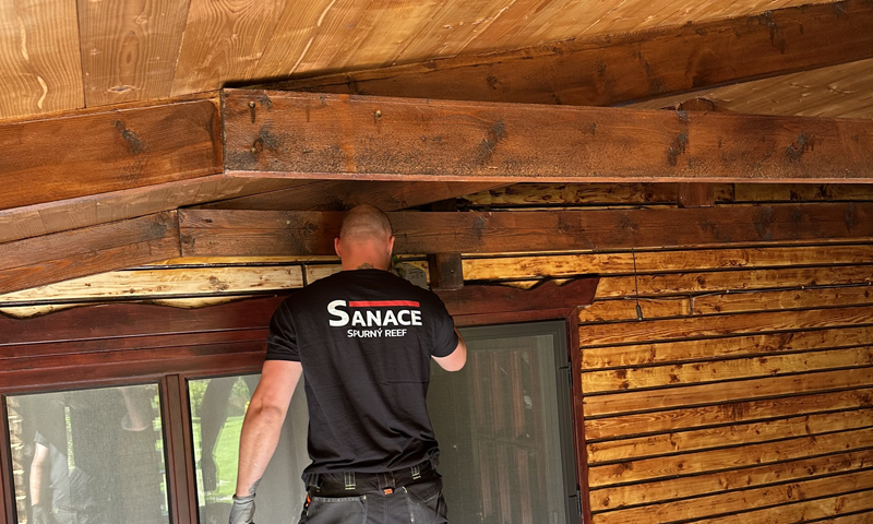 Tlaková impregnace a sanace krovu