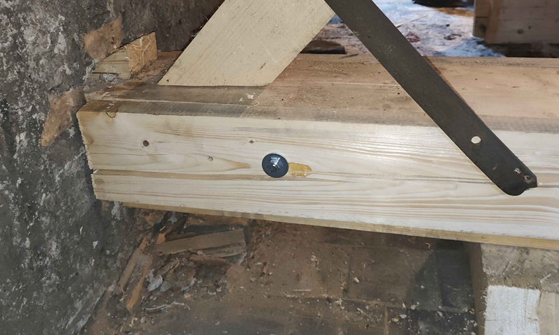 Úplná výměna trámu